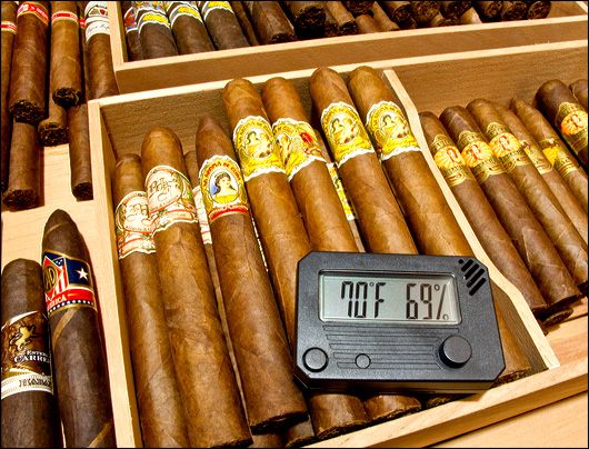 Hygrometer and cigars