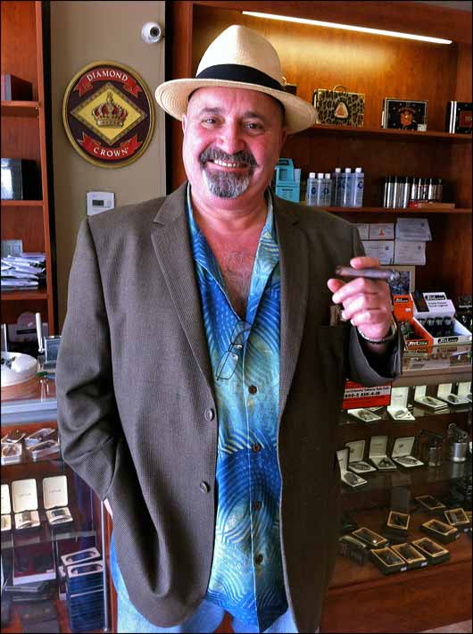 Bob Tadini, owner of XO Cigars.